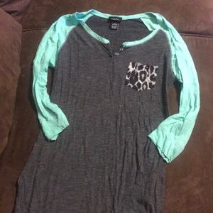 Baseball Style Pocket Tee